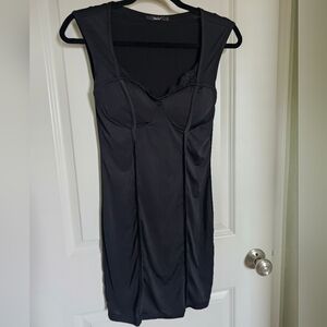 Papaya Black Mini Dress